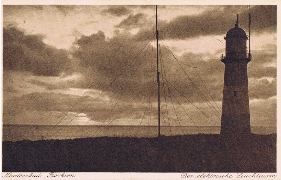 1900 borkum leuchtturm